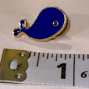 Blue Whale Pin Brooch